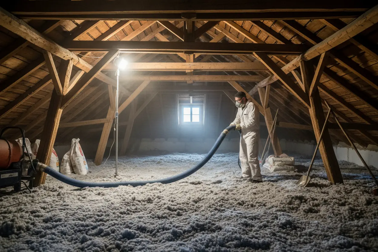 Isolation des combles perdus et aménageables à Arles
